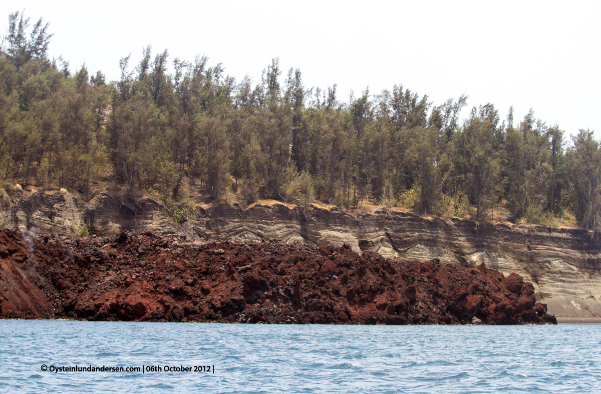 Krakatau Anak Krakatau Lava-flow October 2012 Indonesia Volcano Andersen Oystein