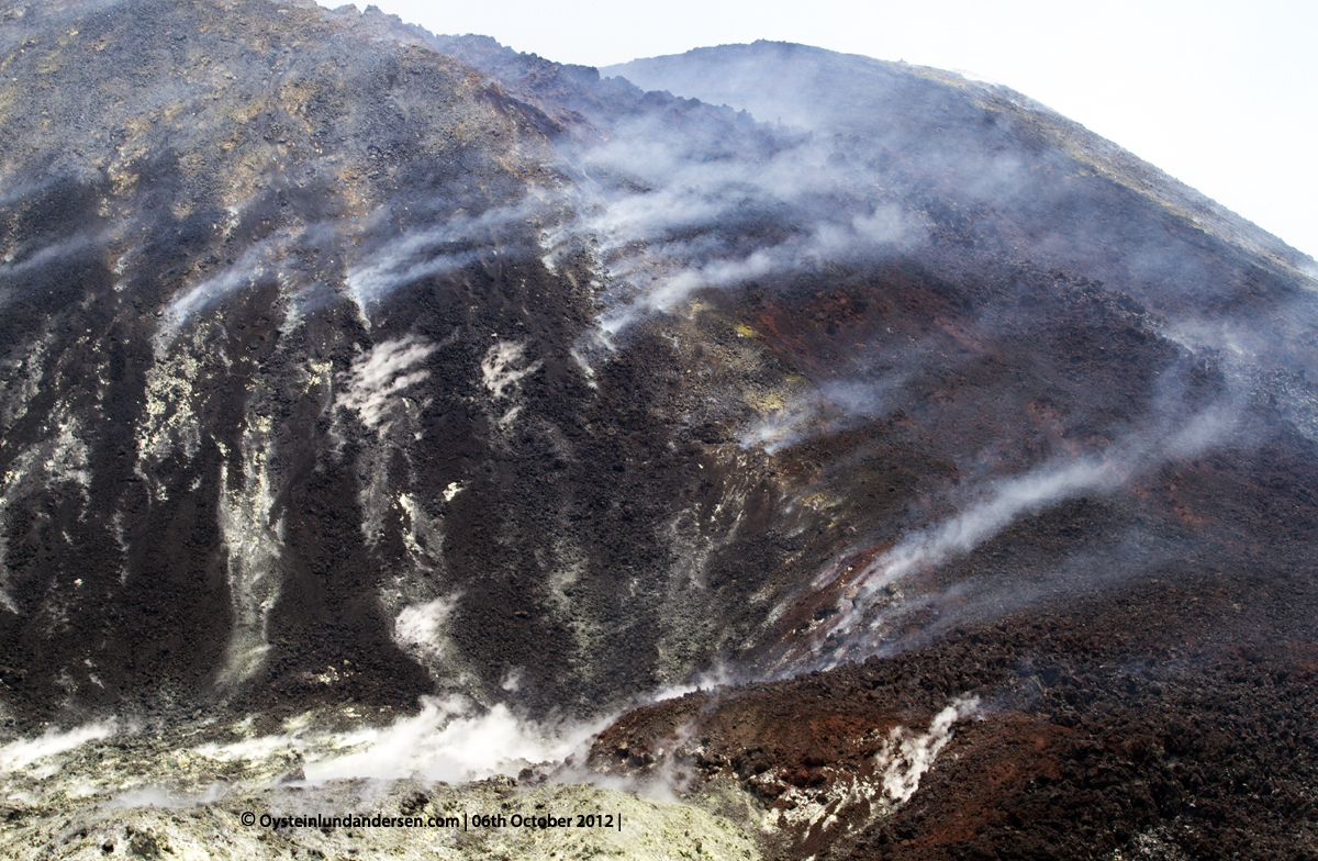 Krakatau Anak Krakatau Lava-flow October 2012 Indonesia Volcano Andersen Oystein