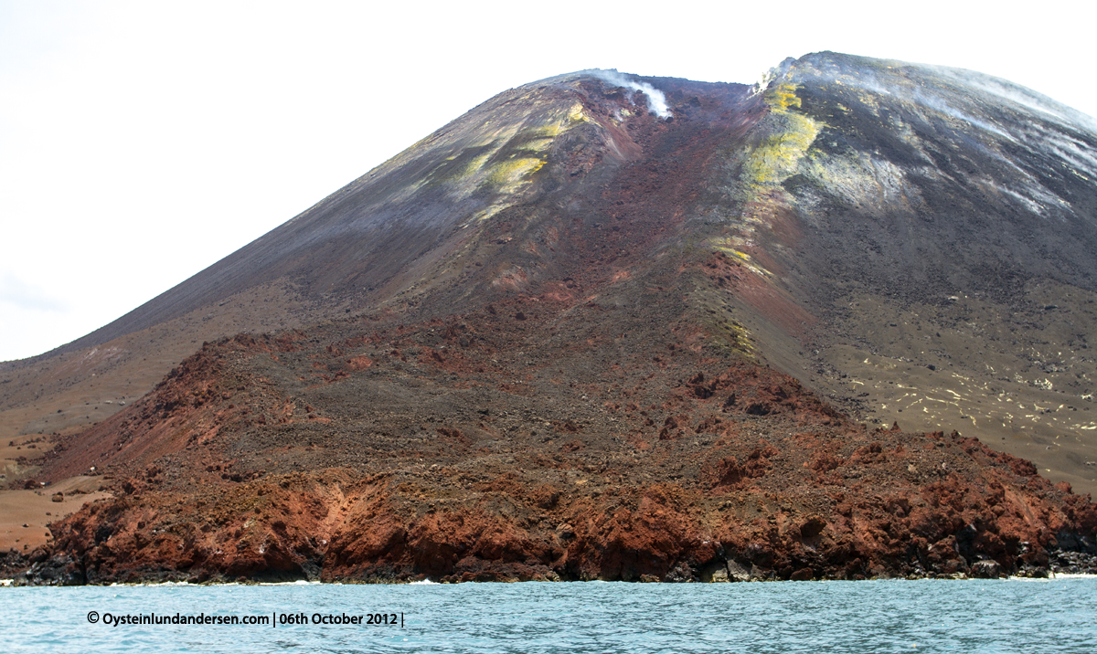 Krakatau Anak Krakatau Lava-flow October 2012 Indonesia Volcano Andersen Oystein