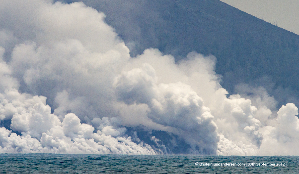 Krakatau Volcano September 2012 eruption Krakatoa Volcano Anak-Krakatau Øystein Lund Andersen