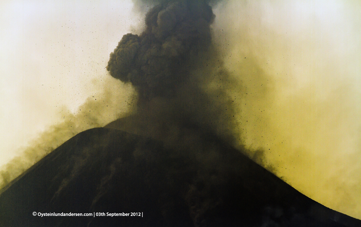 Krakatau Volcano September 2012 eruption Krakatoa Volcano Anak-Krakatau Øystein Lund Andersen