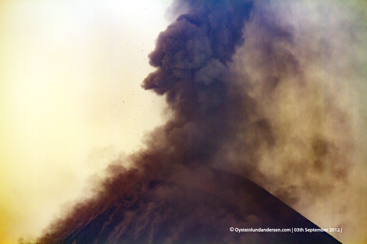 Krakatau Volcano September 2012 eruption Krakatoa Volcano Anak-Krakatau Øystein Lund Andersen