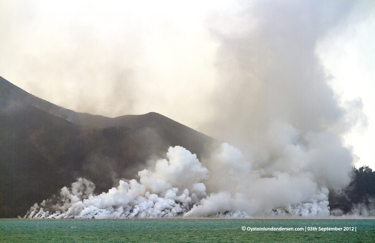 Krakatau Volcano September 2012 eruption Krakatoa Volcano Anak-Krakatau Øystein Lund Andersen