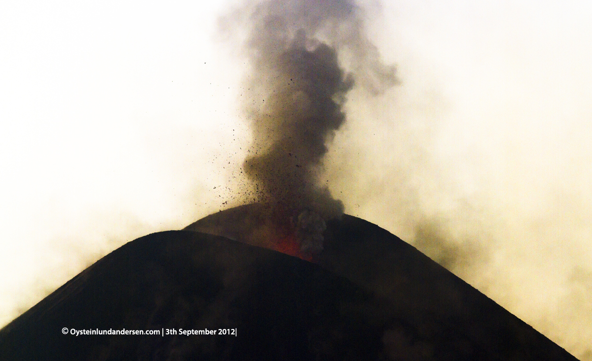 Krakatau Volcano September 2012 eruption Krakatoa Volcano Anak-Krakatau Øystein Lund Andersen