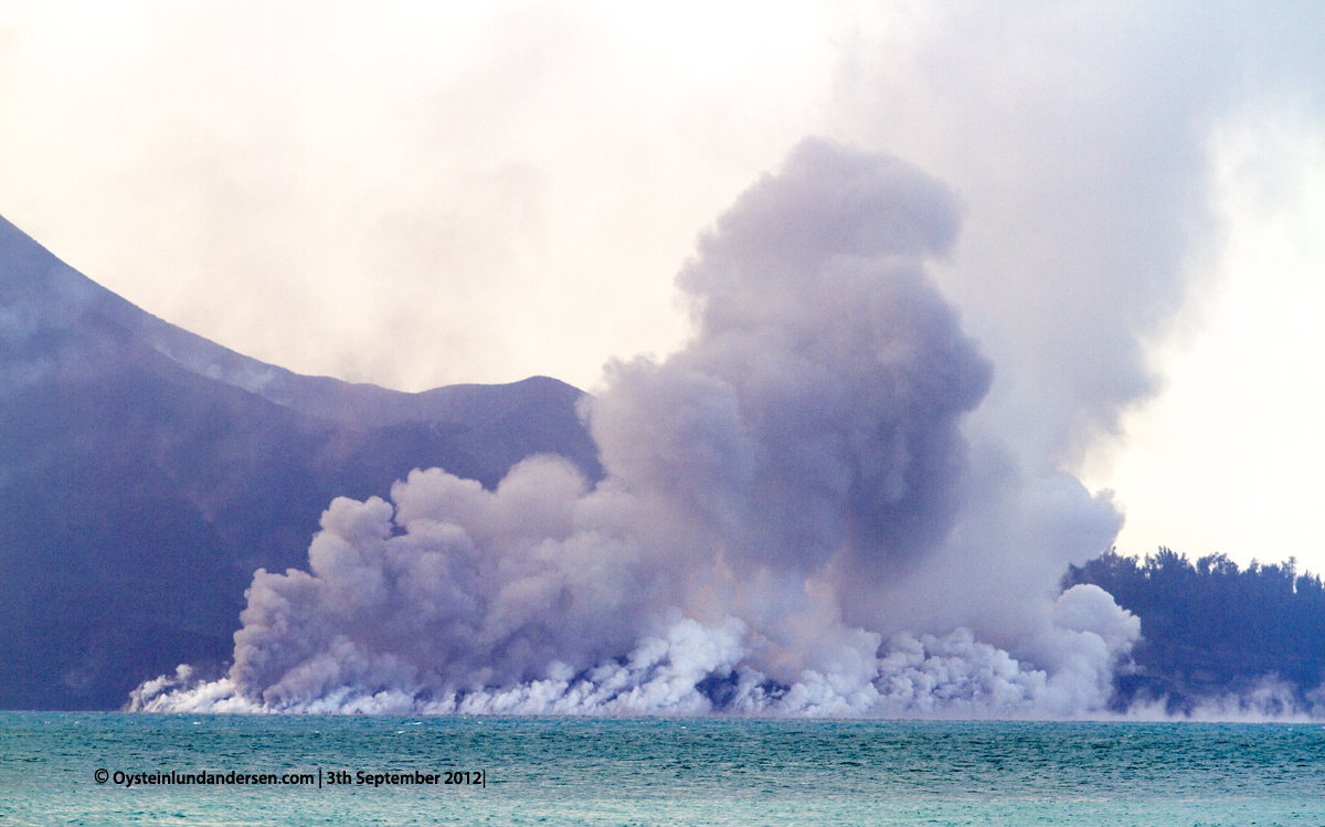 Krakatau Volcano September 2012 eruption Krakatoa Volcano Anak-Krakatau Øystein Lund Andersen