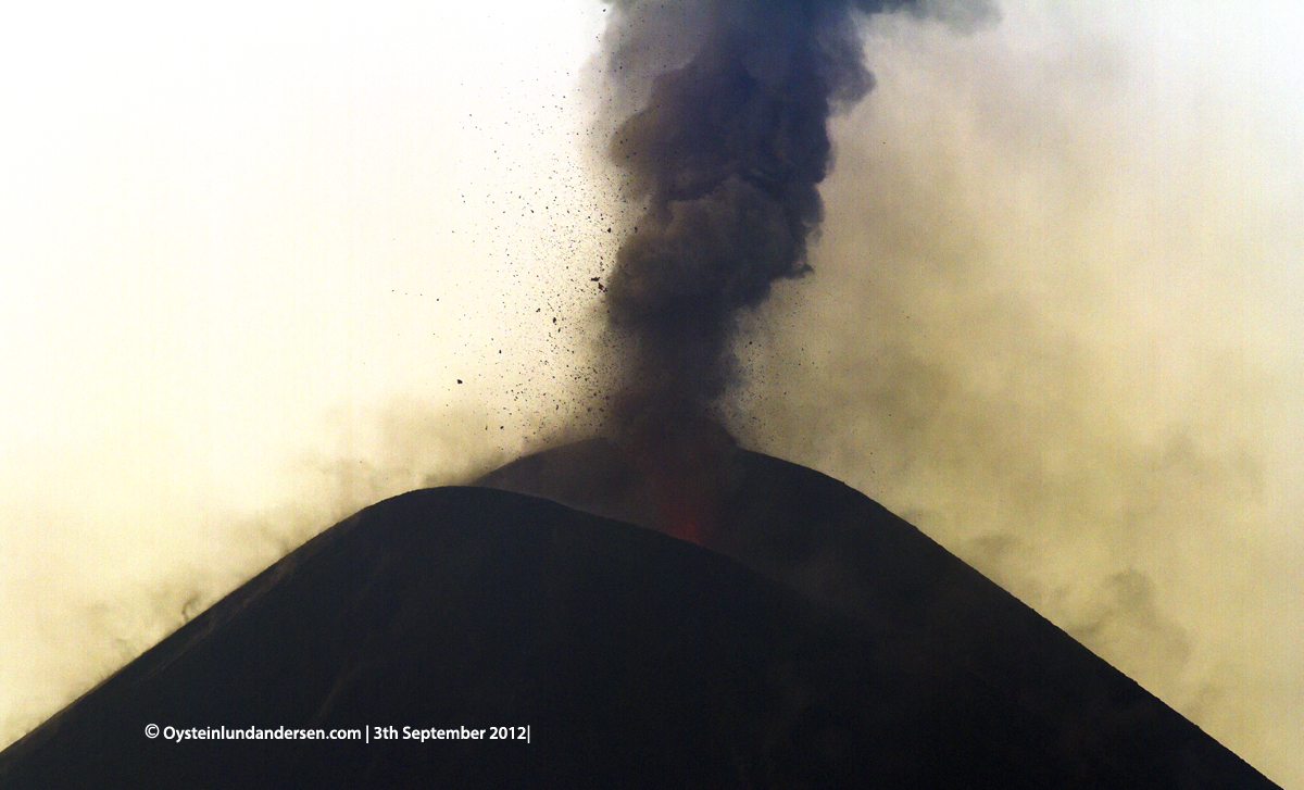 Krakatau Volcano September 2012 eruption Krakatoa Volcano Anak-Krakatau Øystein Lund Andersen