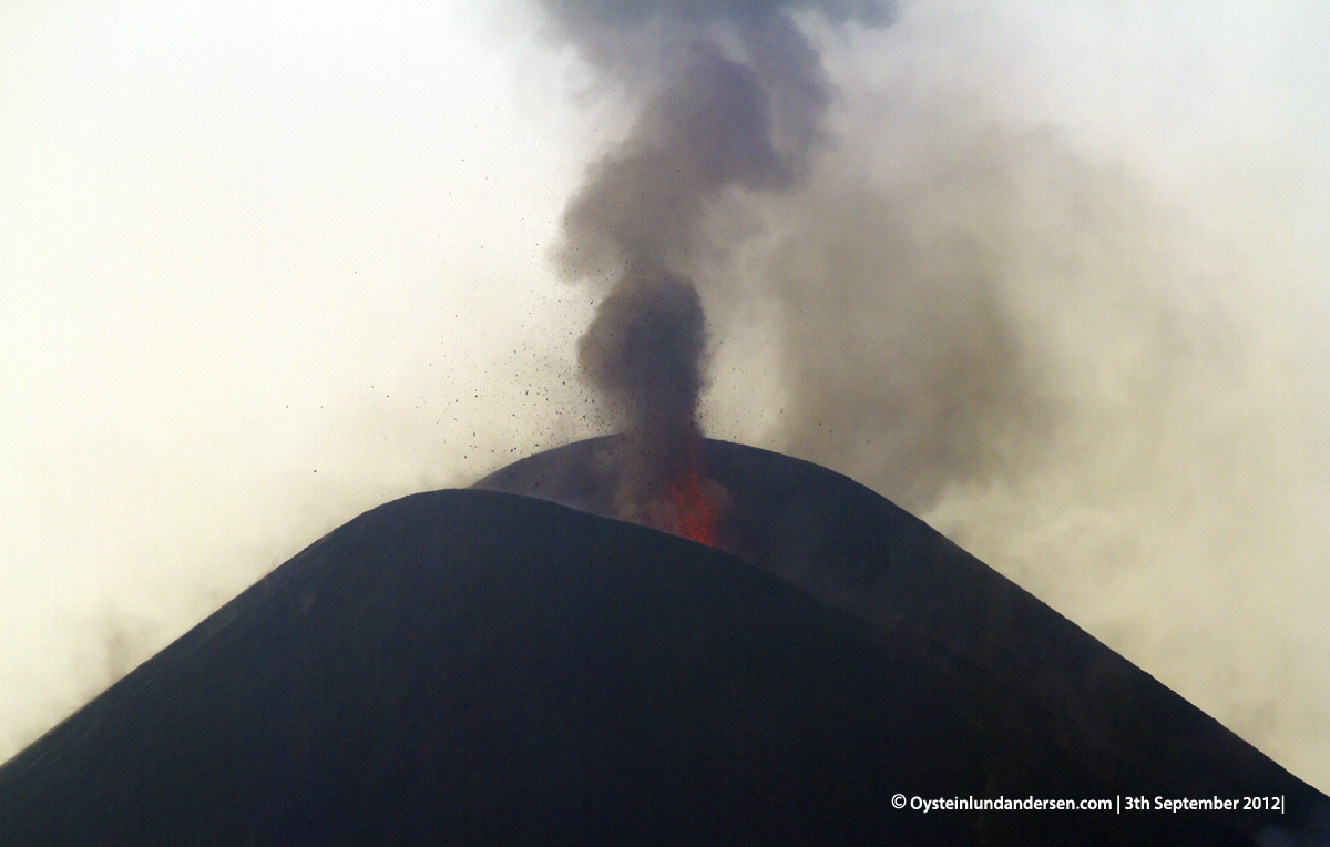 Krakatau Volcano September 2012 eruption Krakatoa Volcano Anak-Krakatau Øystein Lund Andersen