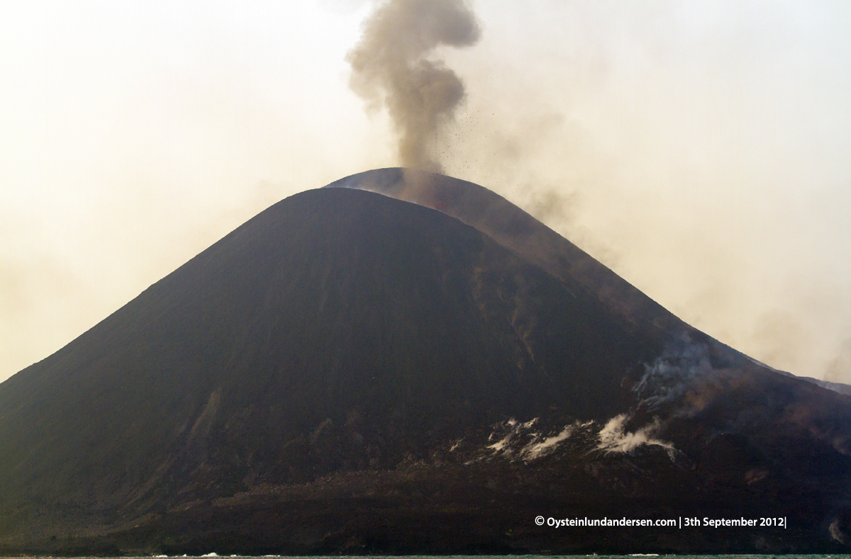 Krakatau Volcano September 2012 eruption Krakatoa Volcano Anak-Krakatau Øystein Lund Andersen