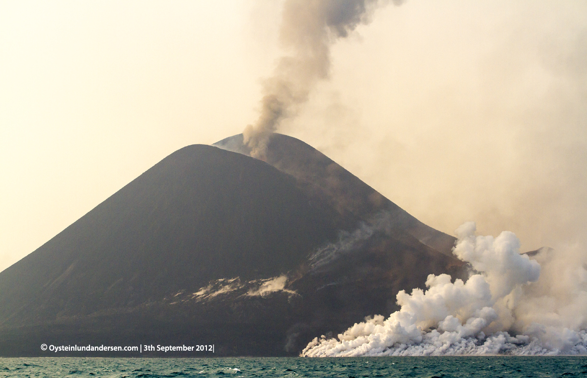 Krakatau Volcano September 2012 eruption Krakatoa Volcano Anak-Krakatau Øystein Lund Andersen