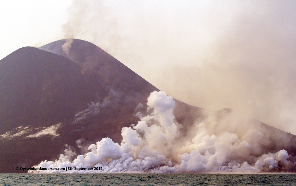 Krakatau Volcano September 2012 eruption Krakatoa Volcano Anak-Krakatau Øystein Lund Andersen