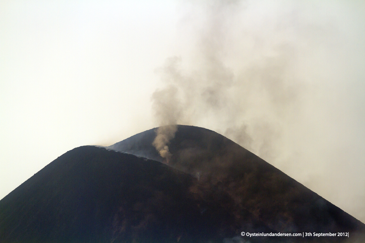 Krakatau Volcano September 2012 eruption Krakatoa Volcano Anak-Krakatau Øystein Lund Andersen