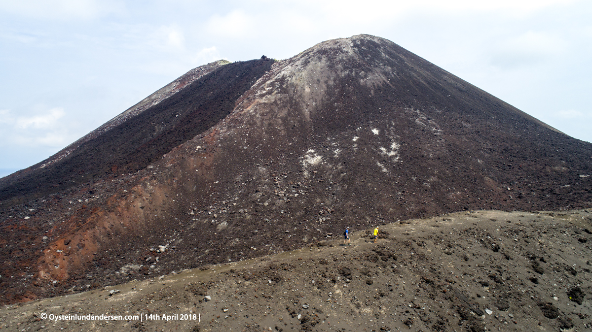 Anak-Krakatau, Krakatau, April, 2018, Volcano, Indonesia, Gunungapi, drone, aerial