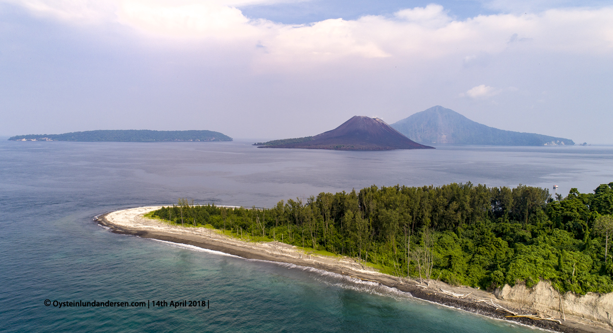 Anak-Krakatau, Krakatau, April, 2018, Volcano, Indonesia, Gunungapi