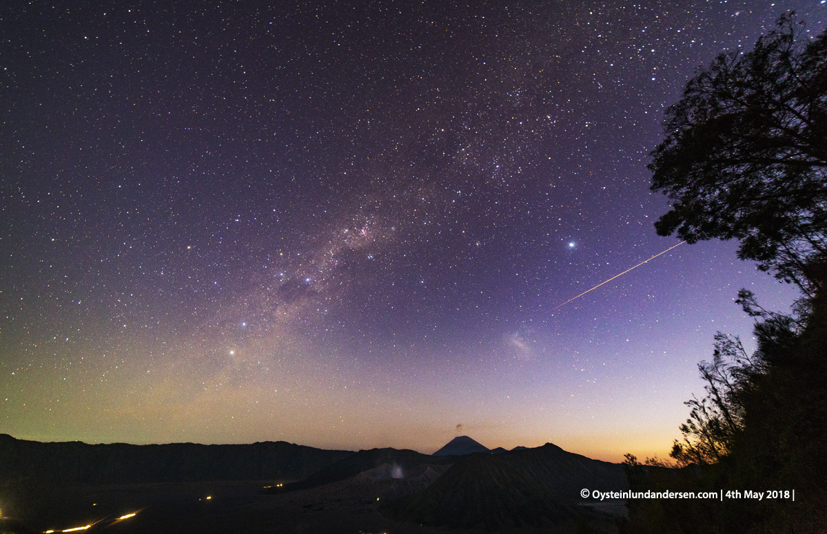 meteor meteorite Bromo Volcano Gunung Bromo Indonesia 2018 vulkan Bromo Tengger East-java