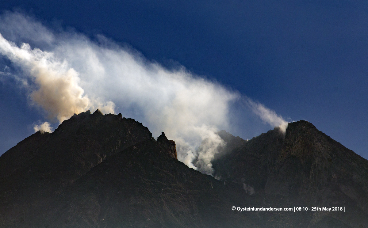 Merapi volcano May 2018 Indonesia Yogyakarta 