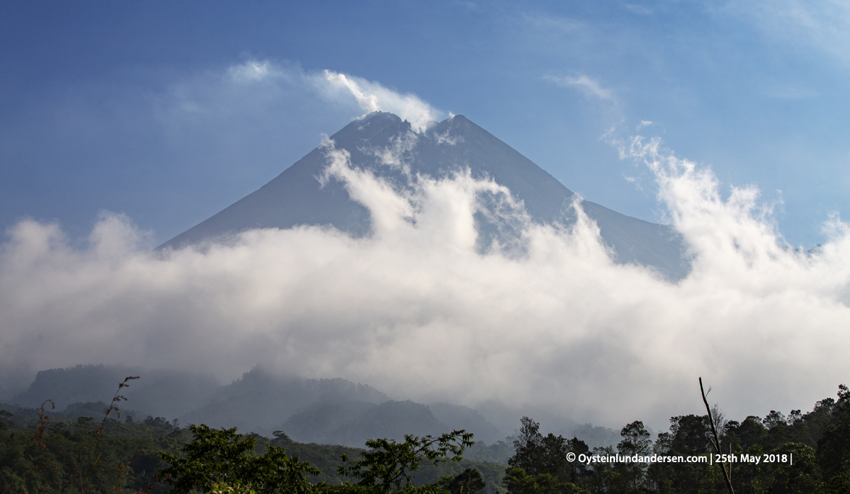 Merapi volcano May 2018 Indonesia Yogyakarta 