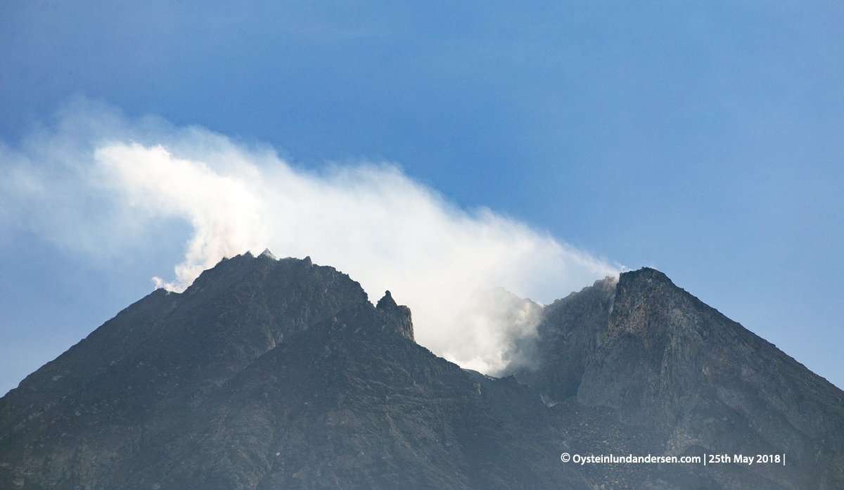 Merapi volcano May 2018 Indonesia Yogyakarta 