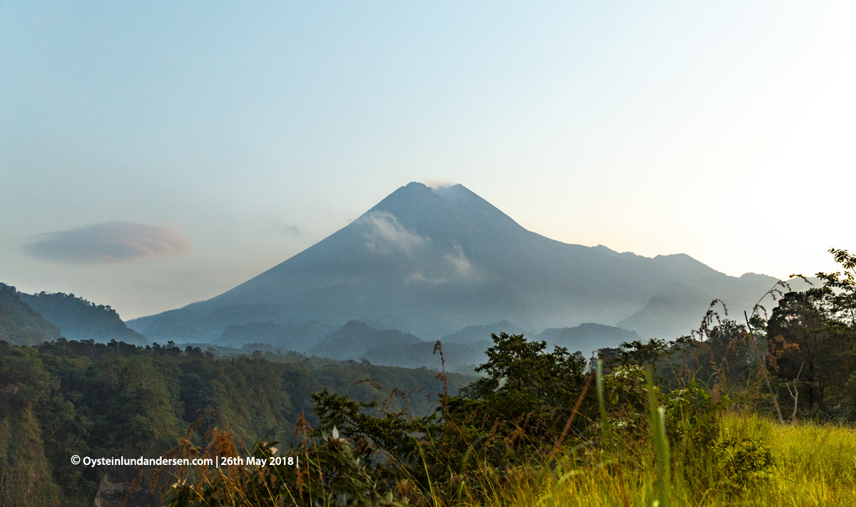 Merapi volcano May 2018 Indonesia Yogyakarta 