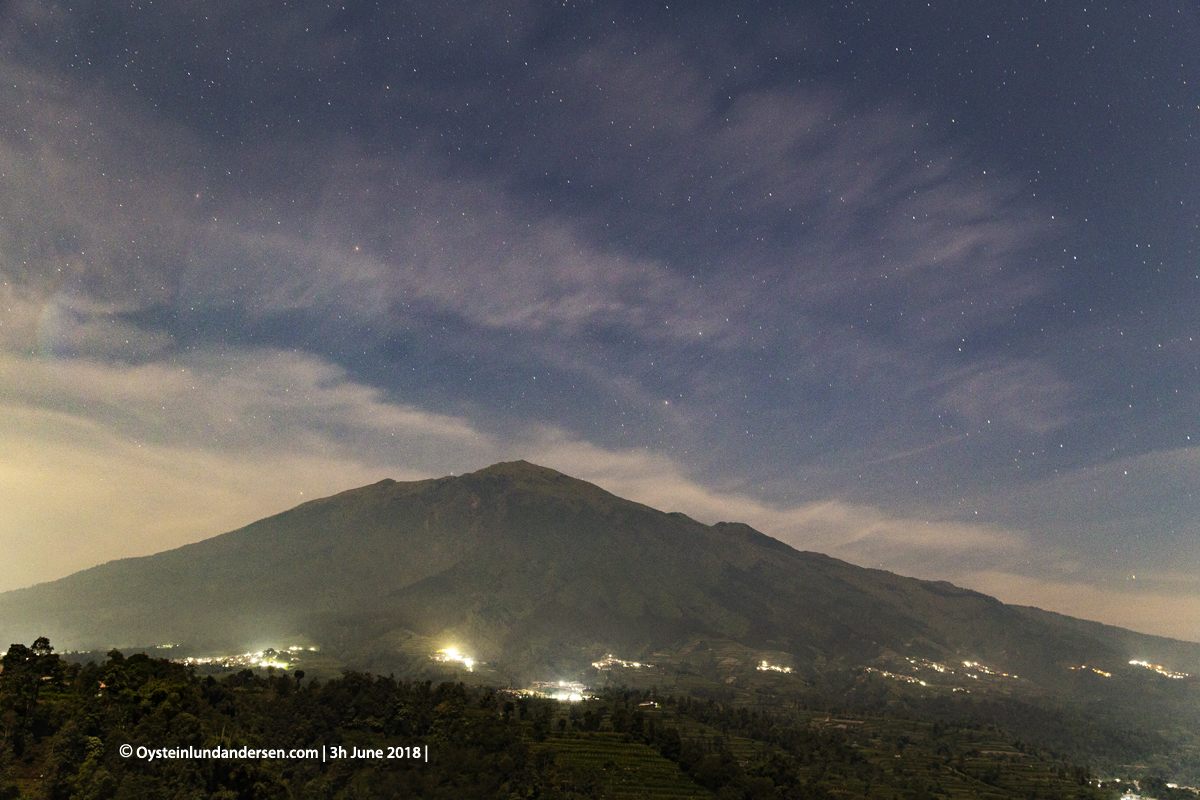 Merbabu volcano June 2018 Indonesia Yogyakarta