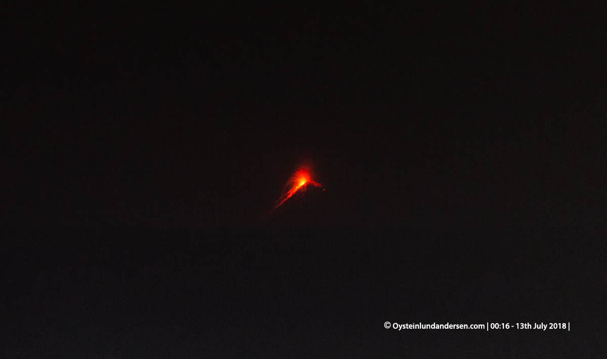 Krakatau july 2018 eruption night anyer sound booming Indonesia anak-krakatau