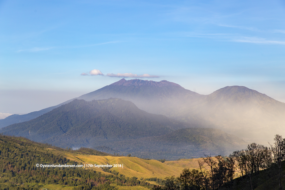 Raung Volcano Java Gunung Indonesia