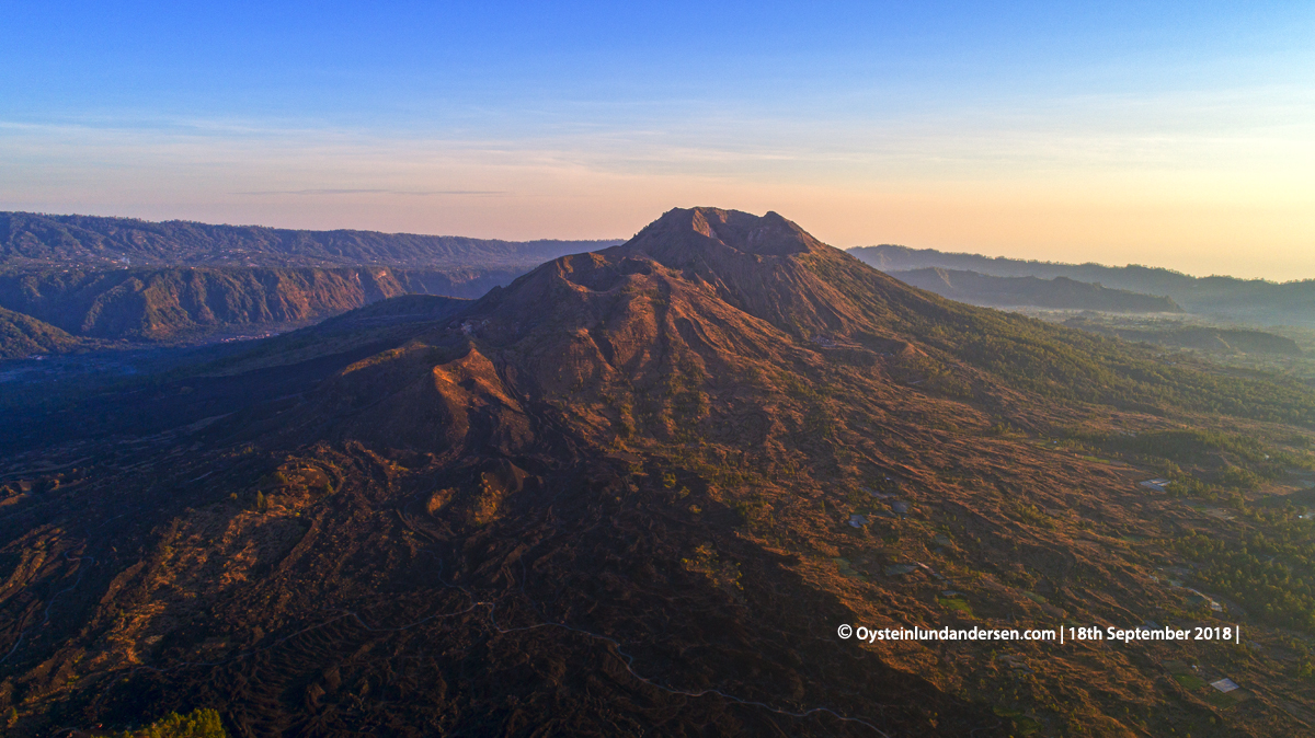 Batur Volcano Indonesia Bali crater lava 2018