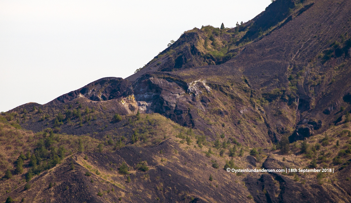 Batur Volcano Indonesia Bali crater lava 2018