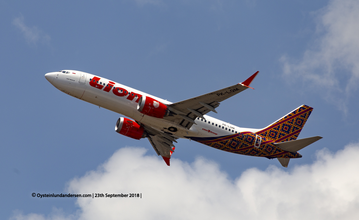 Bali Denpasar 2018 Boeing 737-MAX (PK-LQM) 