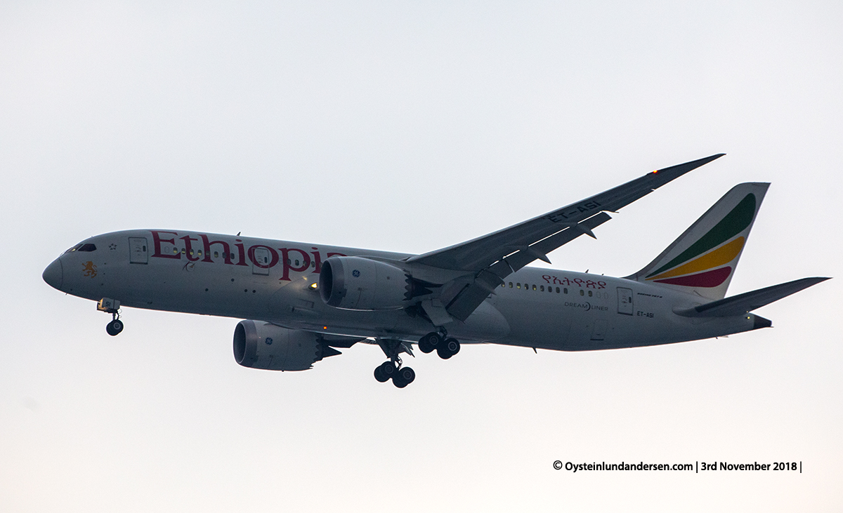 Ethiopian Airlines Boeing 787-8 ET-ASI