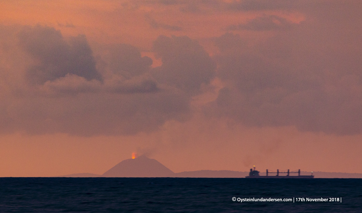 Krakatau eruption november 2018 anyer carita