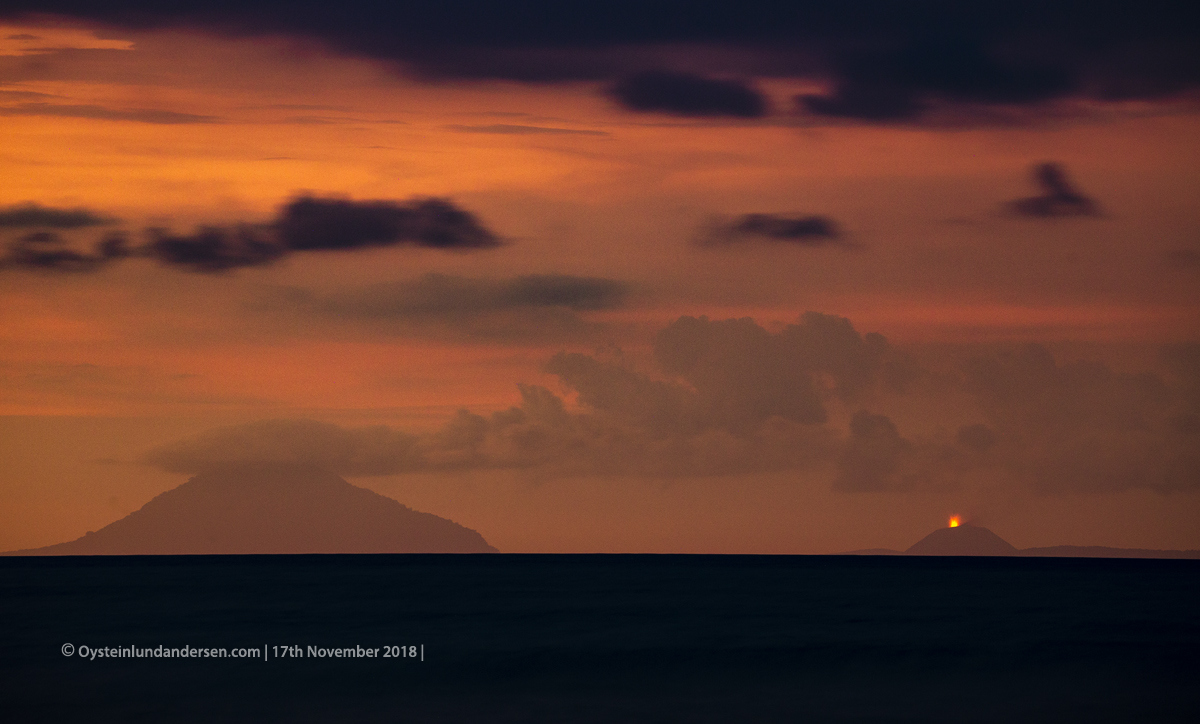 Krakatau eruption november 2018 anyer carita indonesia