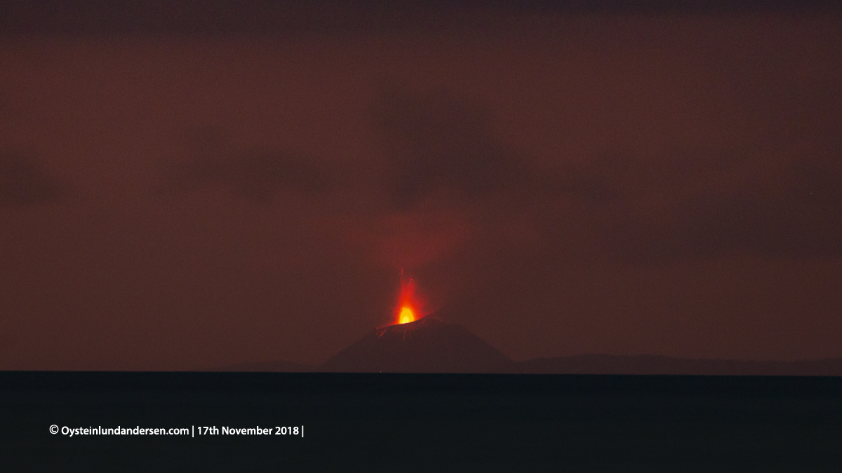 Krakatau Krakatoa eruption november 2018 anyer carita indonesia