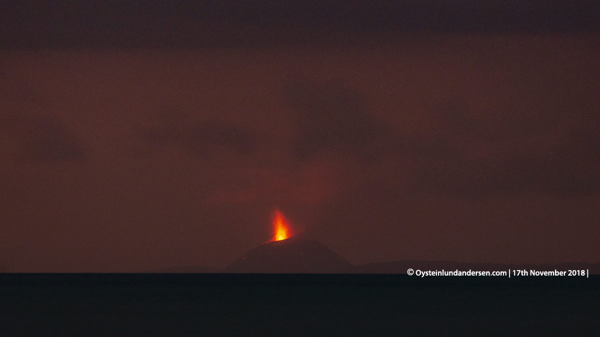 Krakatau Krakatoa eruption november 2018 anyer carita indonesia