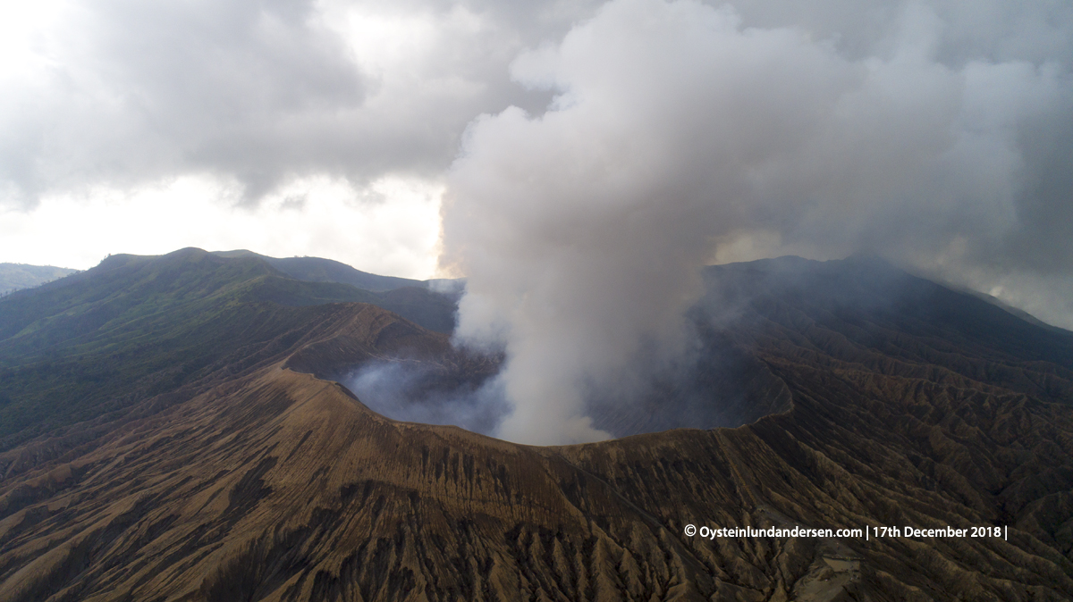 Aerial crater Bromo Tengger 2018 andersen