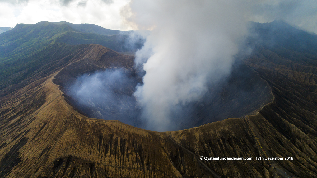 Aerial crater Bromo Tengger 2018 andersen