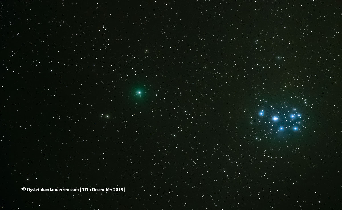 Comet 46 P Wirtanen-Bromo Indonesia 2018 December