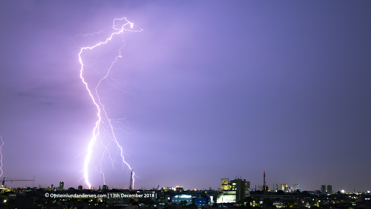 Jakarta Thunderstorm 2018 lightning bmkg
