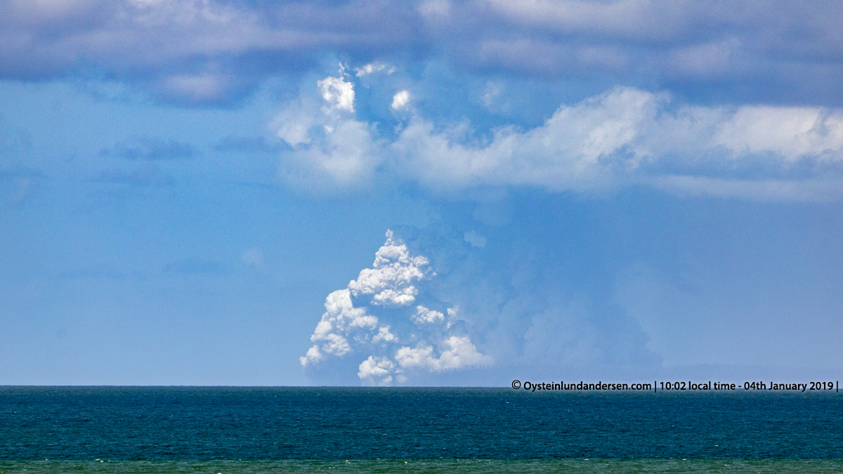 Krakatau volcano Krakatoa Anak-Krakatau 2019 Hydro Surtseyan eruption Indonesia Sunda