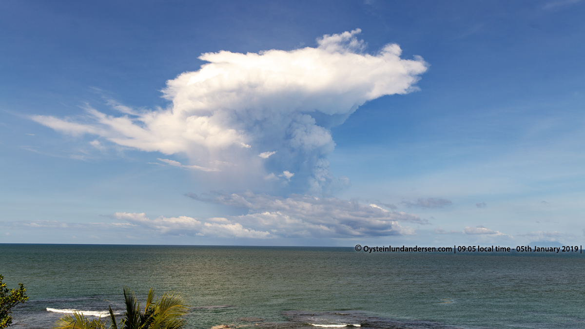 Krakatau volcano Krakatoa Anak-Krakatau 2019 Hydro Surtseyan eruption Indonesia Sunda