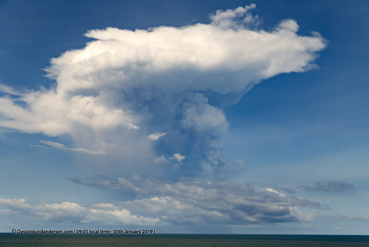 Krakatau volcano Krakatoa Anak-Krakatau 2019 Hydro Surtseyan eruption Indonesia Sunda