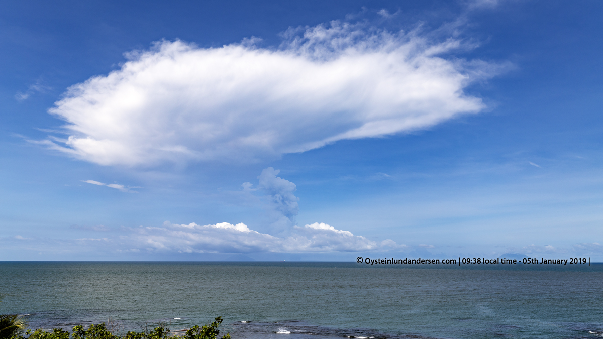 Krakatau volcano Krakatoa Anak-Krakatau 2019 Hydro Surtseyan eruption Indonesia Sunda