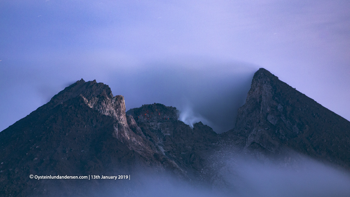 Merapi volcano lava-dome Indonesia Yogyakarta lava