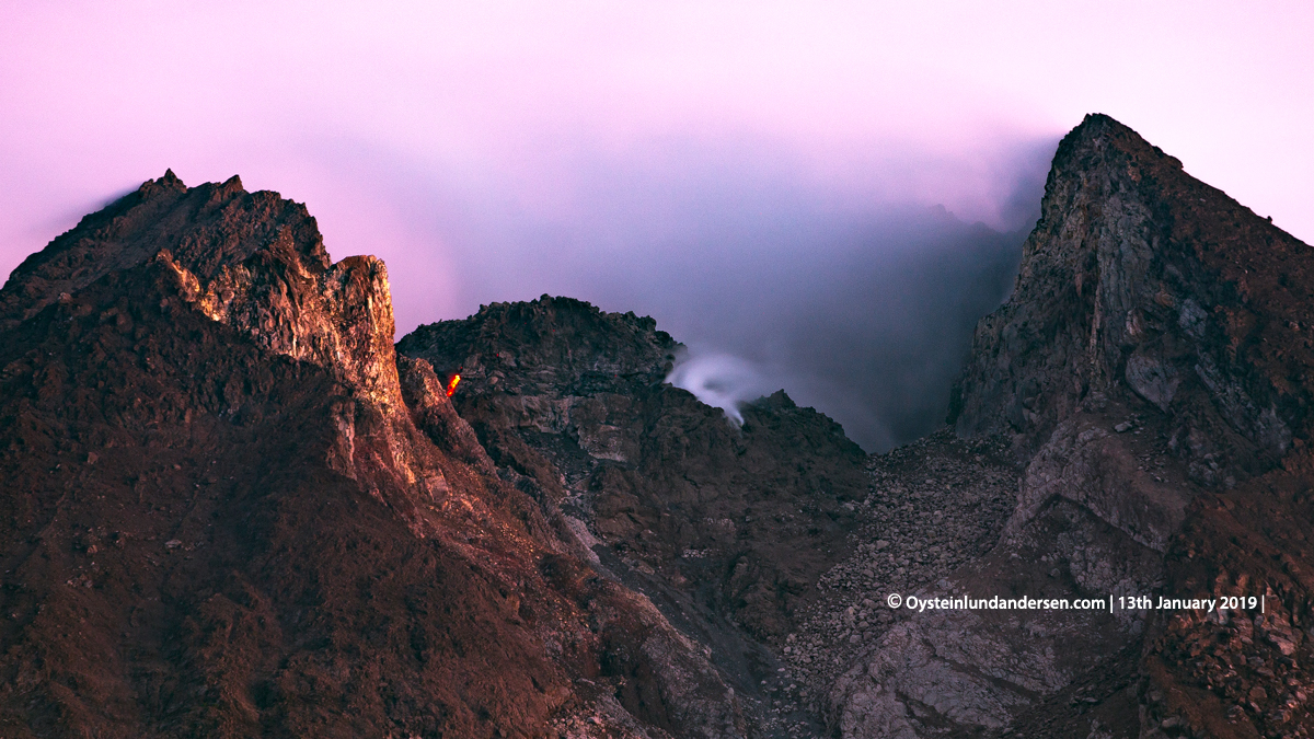 Merapi volcano lava-dome Indonesia Yogyakarta lava