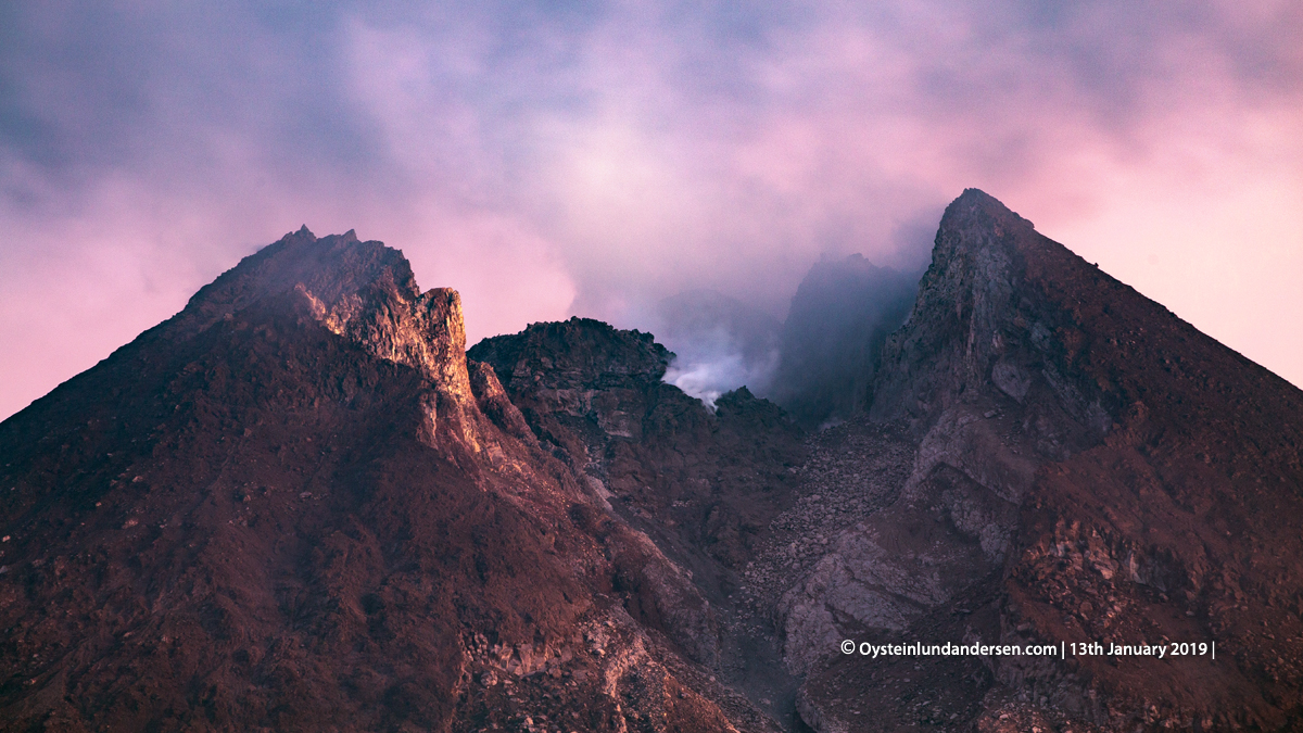 Merapi volcano lava-dome Indonesia Yogyakarta lava