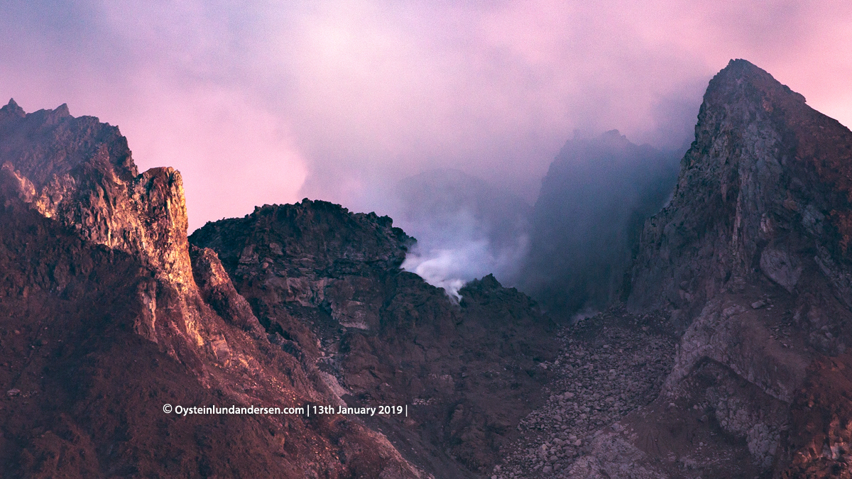 Merapi volcano lava-dome Indonesia Yogyakarta lava