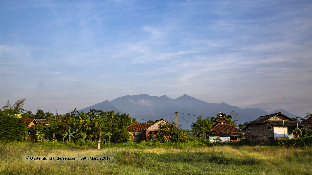 Galunggung Volcano Aerial Crater Cone 2019