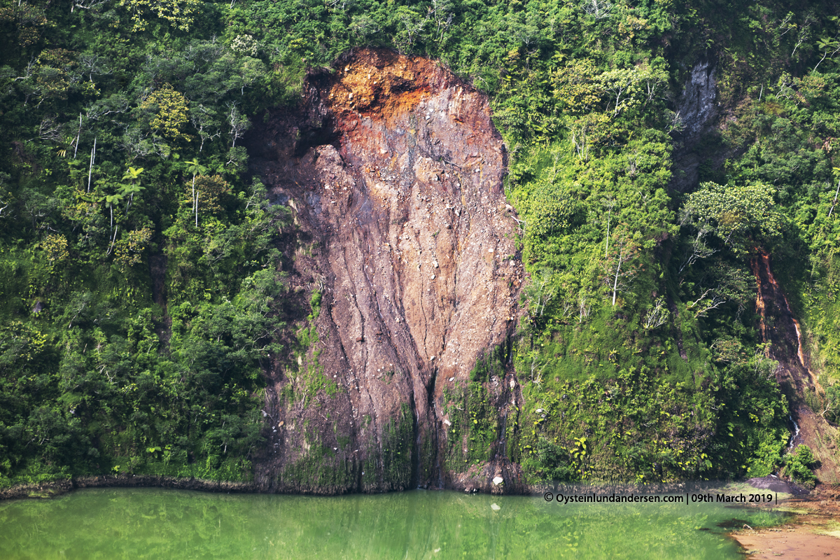 Galunggung Volcano Aerial Crater Cone 2019