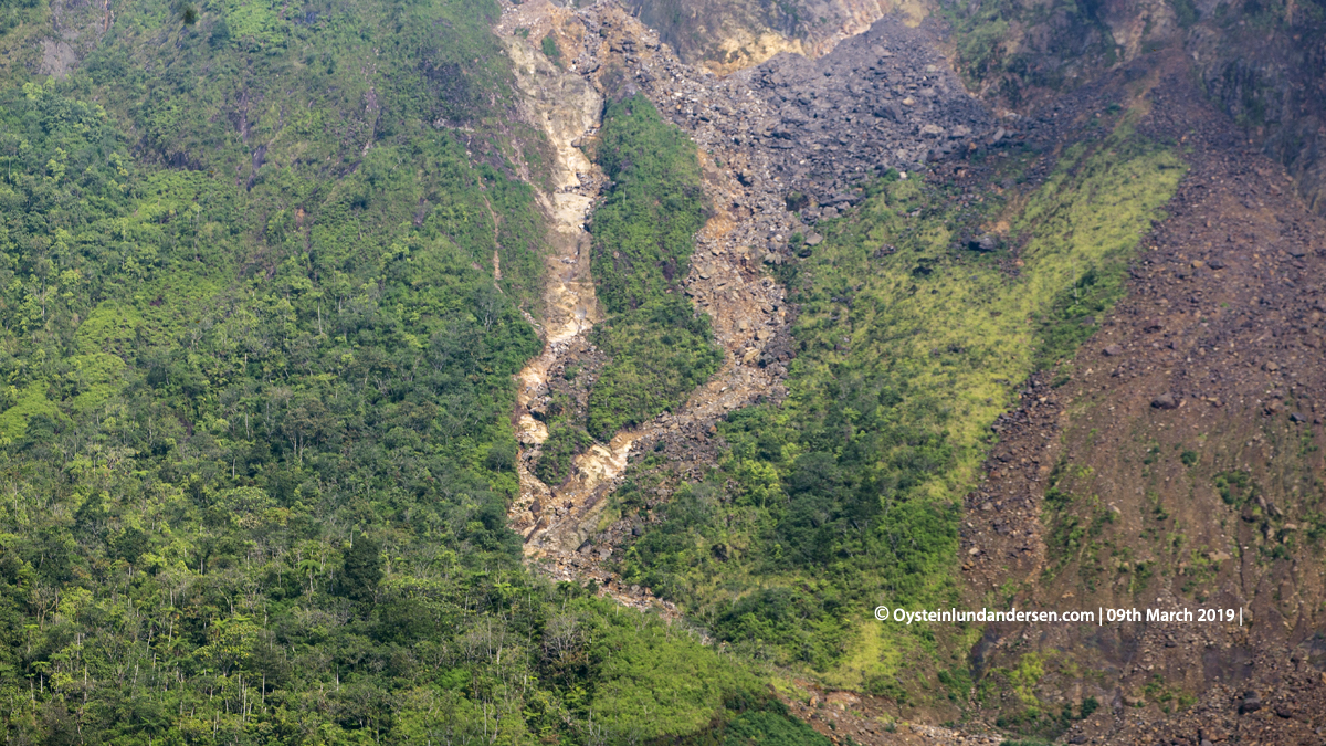 Galunggung Volcano Aerial Crater Cone 2019