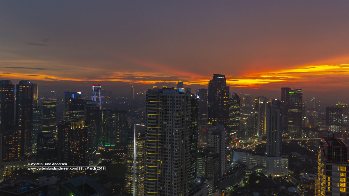 Jakarta Sunset Indonesia 2019