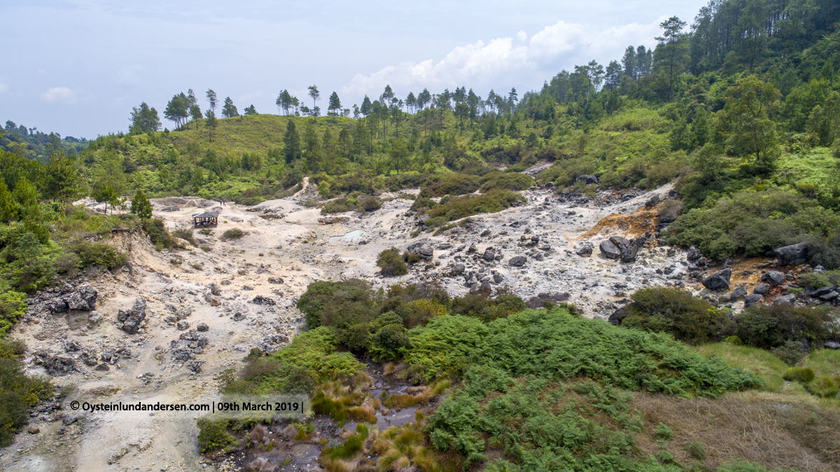 Kawah Karaha Bodas Fumarole Java Indonesia 2019